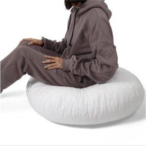 Memory Foam Floor Pillow Round Insert, 32 inch Pillow Sham Cushion, Large Size